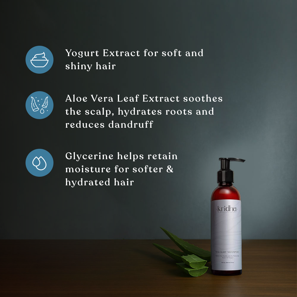 Kridha Yogurt Shampoo – Deep Nourish & Repair