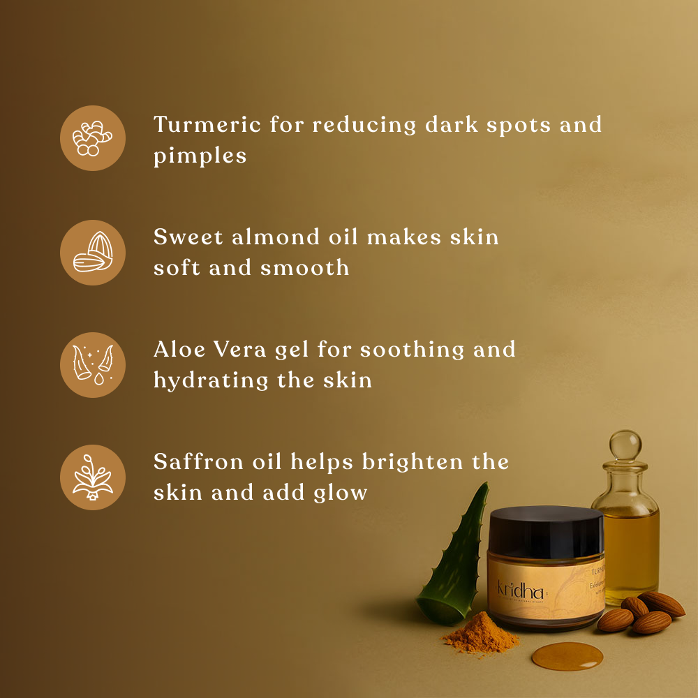 Kridha Turmeric Face Gel – Glow & Hydrate