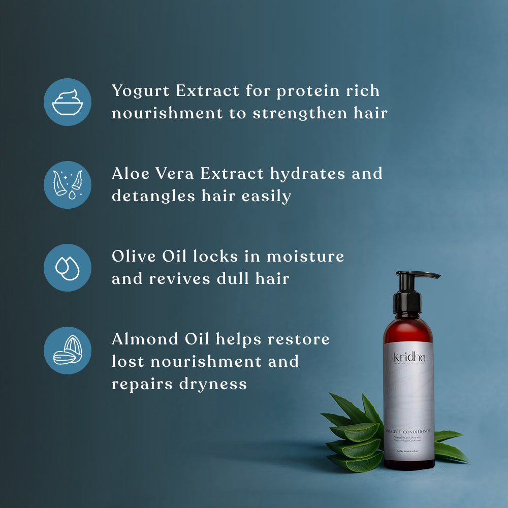 Kridha Yogurt Conditioner – Smooth & Strengthen