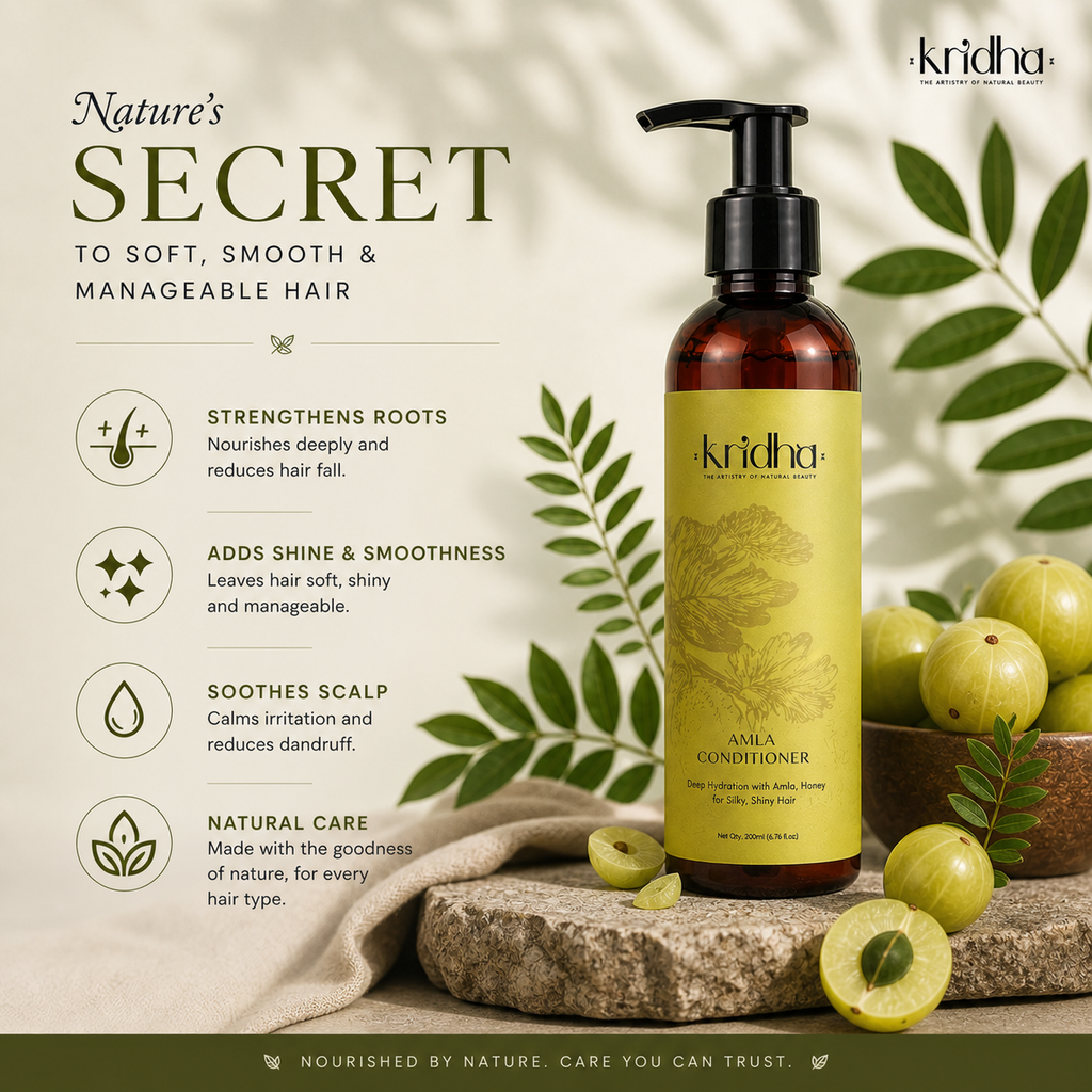 Kridha Amla Conditioner – Deep Hydration & Strength